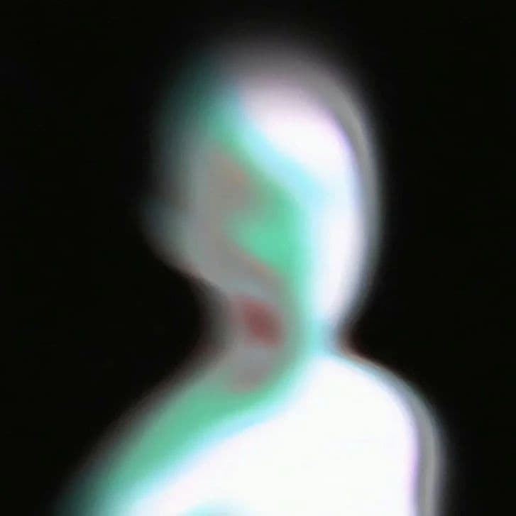 Abstract blurry portrait