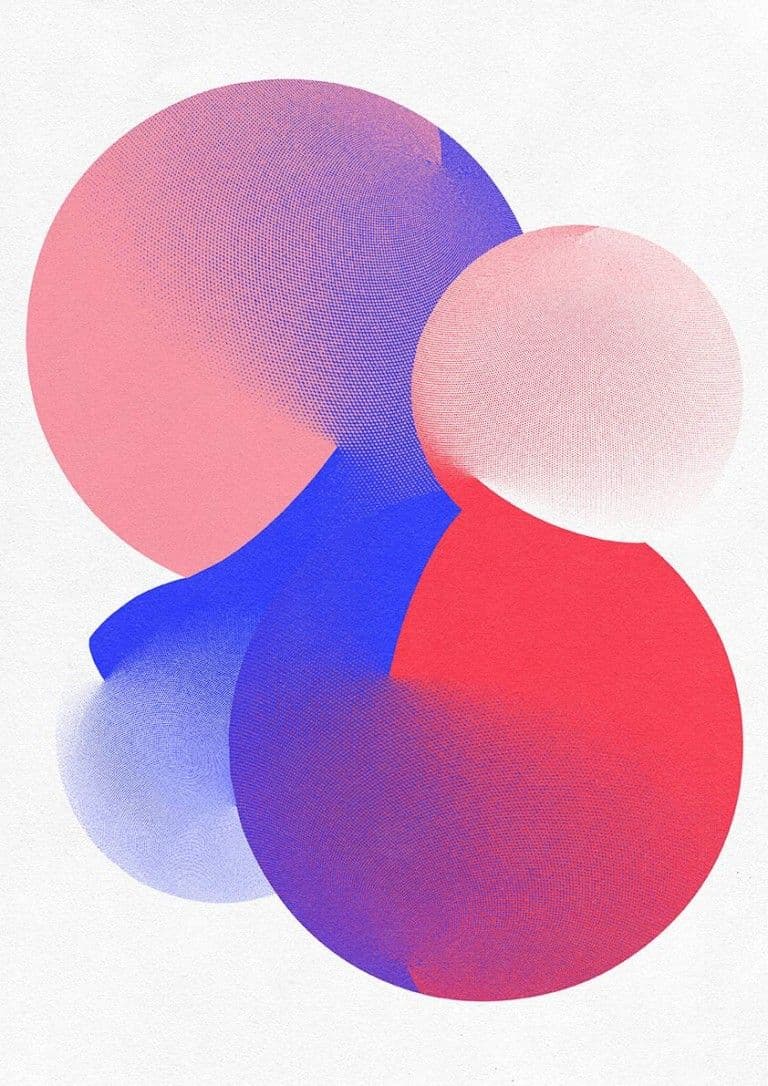 Abstract circular art